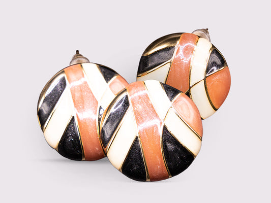 Golden Duo Drop Earrings