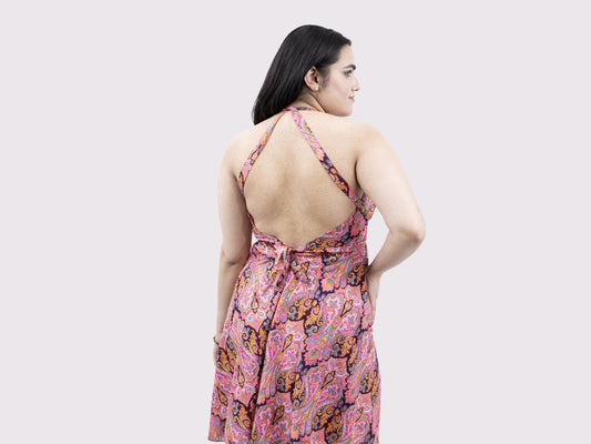 Coral Bloom Cross Dress