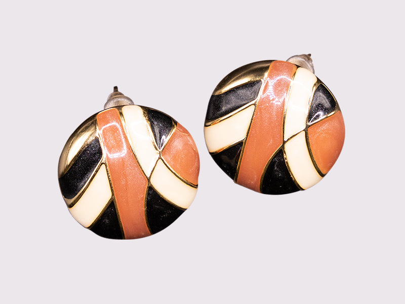 Golden Duo Drop Earrings
