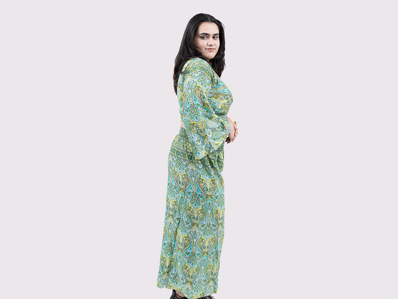 Evergreen Serenity Palazzo Dress