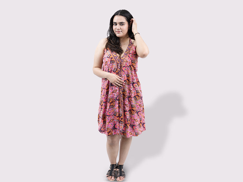 Coral Bloom Cross Dress