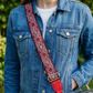 Crimson Heritage Embroidered Bag Strap