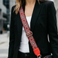 Crimson Heritage Embroidered Bag Strap