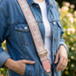 Rosé Garden Embroidered Bag Strap